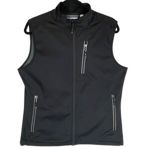 33000ft Black Full Zip Softshell Vest Women's Size Medium Outdoor
